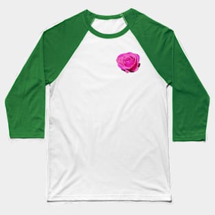 Pink Rose Baseball T-Shirt